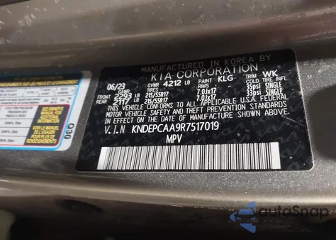 2024 Kia Seltos Lx z USA, uszkodzony, nr VIN KNDEPCAA9R7517019